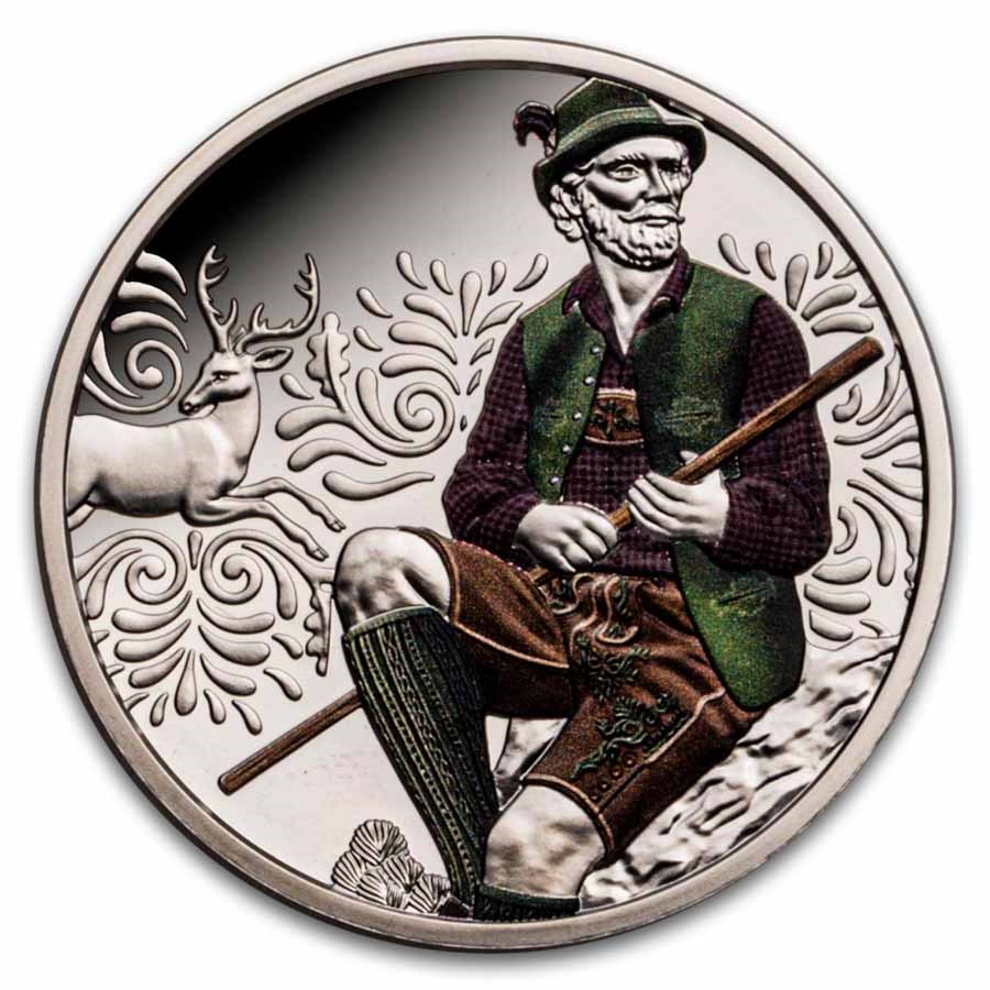 2025 Austria Proof Ag Traditional and Trendy: Leather (Box/COA)