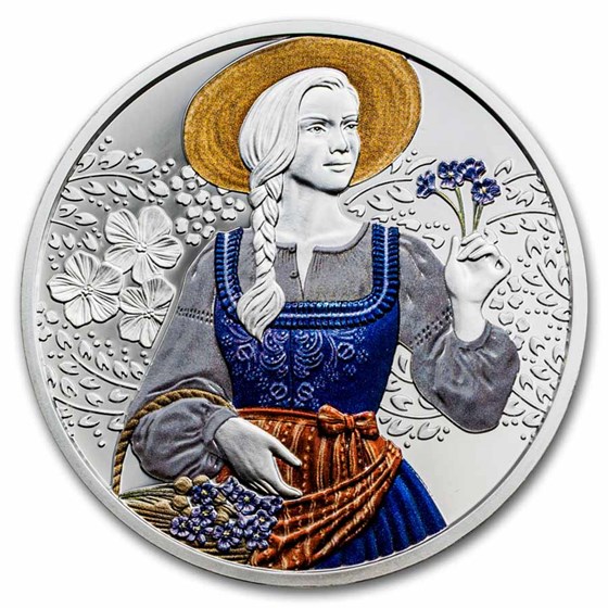 2025 Austria Proof Silver Tradition and Trendy: Linen (Box/COA) 2025 Austria Proof Silver Tradition and Trendy: Linen (Box/COA)