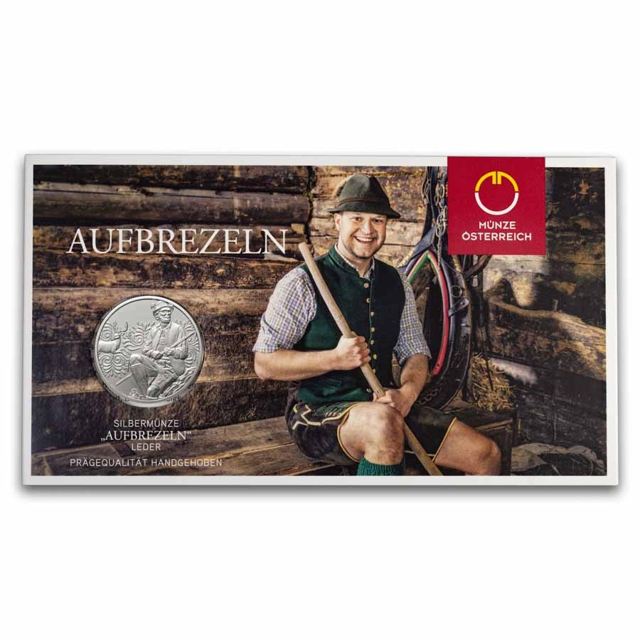 2025 Austria Silver €10 Traditional and Trendy: Leather (Card)