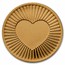 2025 Barbados 1/2 Gram Gold Heart of Gold
