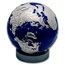 2025 Barbados 1 kilo Silver Blue Marble Earth (with Box & COA)