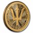 2025 Barbados 1 oz Gold Trident BU