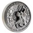 2025 Barbados 10 oz Silver Antique Superman (w/ Box & COA)