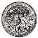 2025 Barbados 10 oz Silver Antique Superman (w/ Box & COA)