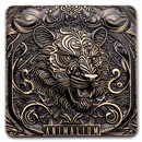2025 Benin 1 oz Silver Animalium: Tiger (w/ Box & COA)