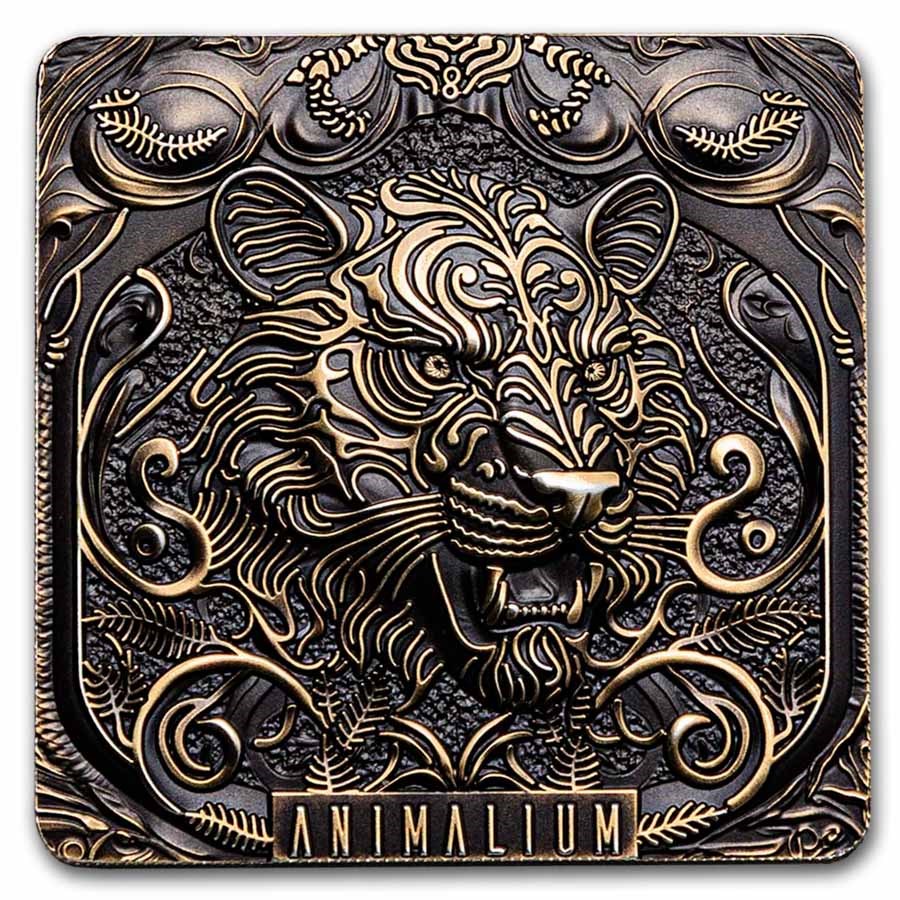 2025 Benin 1 oz Silver Animalium: Tiger (w/ Box & COA)