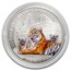 2025 Cambodia 1 oz Silver Lost Tigers Colorized BU (in Capsule)