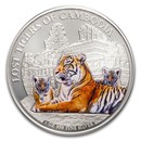 2025 Cambodia 1 oz Silver Lost Tigers Colorized BU (in Capsule)