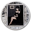 2025 Cameroon 1/2 oz Silver AI•NIME Masterpiece Whistler's Mother