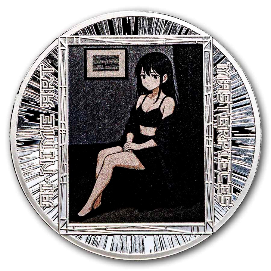 2025 Cameroon 1/2 oz Silver AI•NIME Masterpiece Whistler's Mother