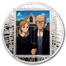 2025 Cameroon 1/2 oz Silver AI•NIME Masterpieces: American Gothic
