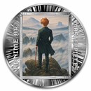 2025 Cameroon 1/2 oz Silver AI•NIME Wanderer Above the Sea of Fog