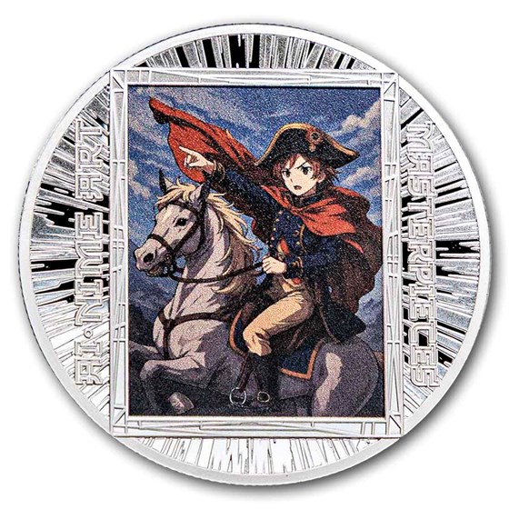 2025 Cameroon 1/2 oz Silver Napoleon Crossing the Alps