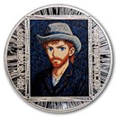 2025 Cameroon 1/2 oz Silver Self-Portrait with Grey Felt Hat