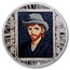 2025 Cameroon 1/2 oz Silver Self-Portrait with Grey Felt Hat