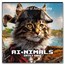 2025 Cameroon 1 oz Silver AI•NIMALS Cat Pirate (w/ Box & COA)