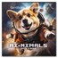 2025 Cameroon 1 oz Silver AI•NIMALS Dog Astronaut (w/ Box & COA)