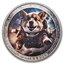 2025 Cameroon 1 oz Silver AI•NIMALS Dog Astronaut (w/ Box & COA)