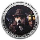 2025 Cameroon 1 oz Silver AI•NIMALS Dog Detective (w/ Box & COA)