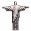 2025 Cameroon 1 oz Silver Christ the Redeemer 3D Shaped Coin