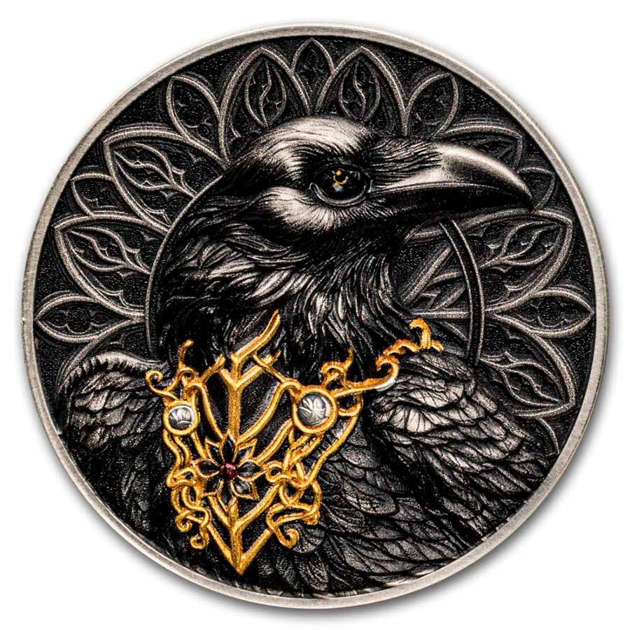 2025 Cameroon 1 oz Silver Creatures of Nocturne: The Raven