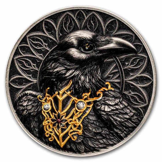 2025 Cameroon 1 oz Silver Creatures of Nocturne: The Raven 2025 Cameroon 1 oz Silver Creatures of Nocturne: The Raven