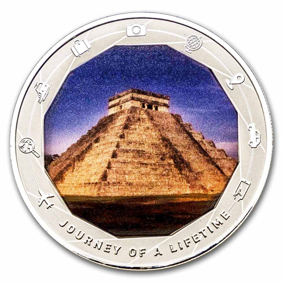 2025 Cameroon 1 oz Silver Journey of a Lifetime: Chichén Itzá