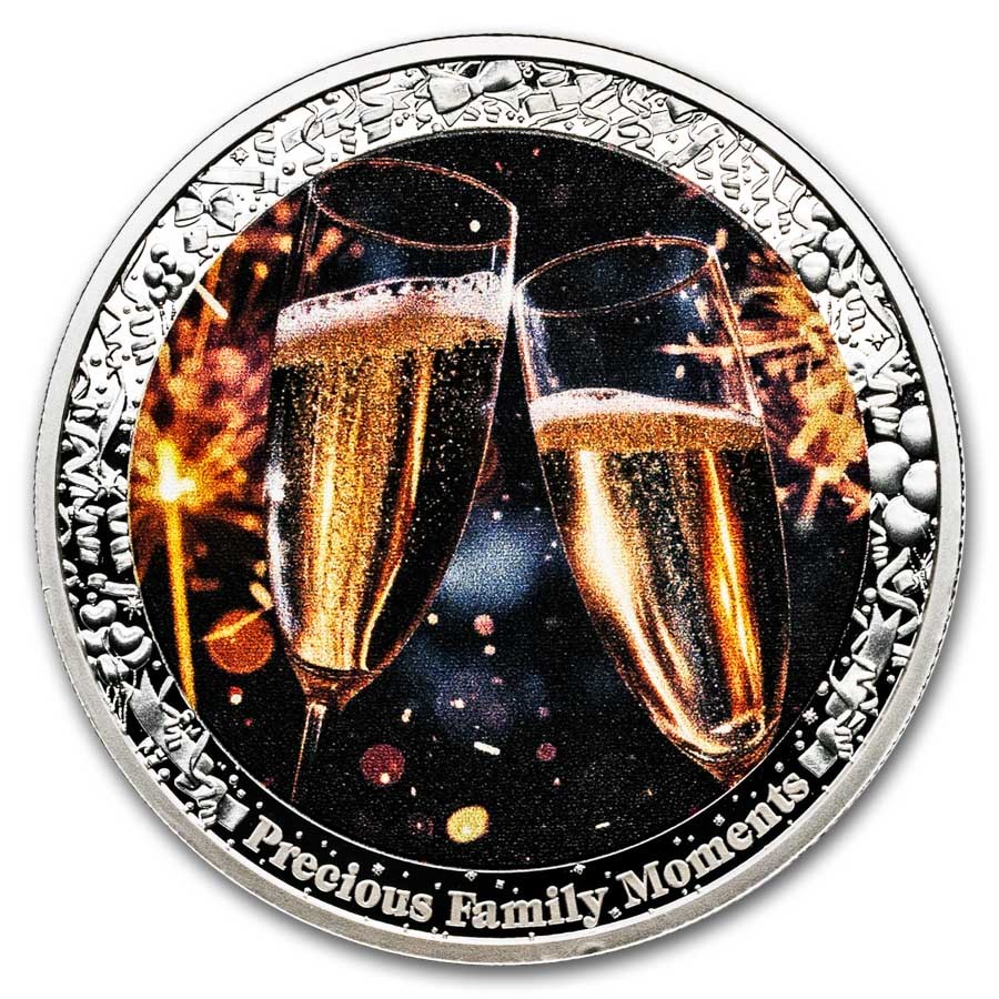 2025 Cameroon 1 oz Silver Precious Family Moments: New Year's