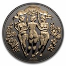 2025 Cameroon 1 oz Silver The Three Graces Enigma Edition