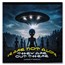 2025 Cameroon 1 oz Silver UFO & Aliens: Alien and UFO