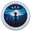 2025 Cameroon 1 oz Silver UFO & Aliens: Alien and UFO