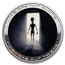2025 Cameroon 1 oz Silver UFO & Aliens: Alien in Door Opening