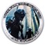 2025 Cameroon 1 oz Silver UFO & Aliens: Alien in Forest