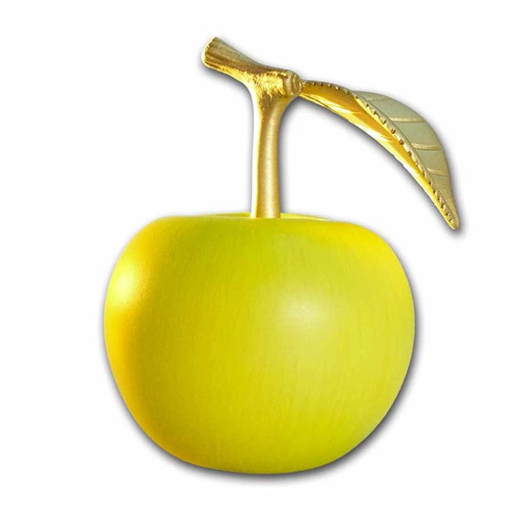 2025 Cameroon 150 gram Copper 3D Apple Shaped Coin 2025 Cameroon 150 gram Copper 3D Apple Shaped Coin