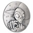 2025 Cameroon 2 oz Silver Antique UFO & Aliens: Alien Face (Coin)