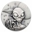 2025 Cameroon 2 oz Silver Antique UFO & Aliens: Alien Face (Coin)