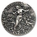 2025 Cameroon 2 oz Silver Celestial Beauty; Aurora (w/ Box & COA)