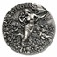 2025 Cameroon 2 oz Silver Celestial Beauty; Aurora (w/ Box & COA)