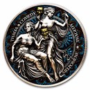 2025 Cameroon 2 oz Silver The Nine Muses: Melpomene & Thalia