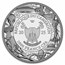 2025 Cameroon 2 oz Silver UFO & Aliens: Alien in Forest