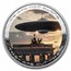 2025 Cameroon 2 oz Silver UFO & Aliens: UFO Above Berlin