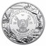 2025 Cameroon 2 oz Silver UFO & Aliens: UFO Above Pyramids