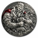 2025 Cameroon 2 oz Silver Way to Valhalla: Harald Fairhair