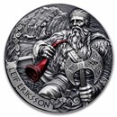 2025 Cameroon 2 oz Silver Way to Valhalla: Leif Eriksson