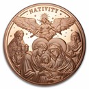 2025 Cameroon 5 oz Copper Nativity BU High Relief