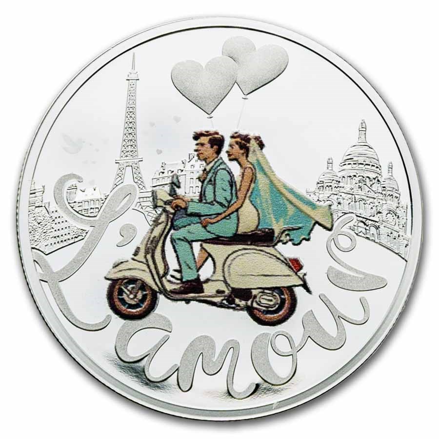 2025 Cameroon Silver Proof Wedding Coin (With Box and COA)