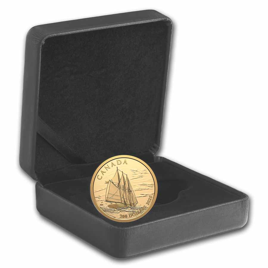 Buy 2025 Canadian 1/2 oz Gold Tall Ships: Three-Masted Schooner
