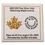 2025 Canada 1/2 oz Silver $10 Gleaming Maple Leaves Proof
