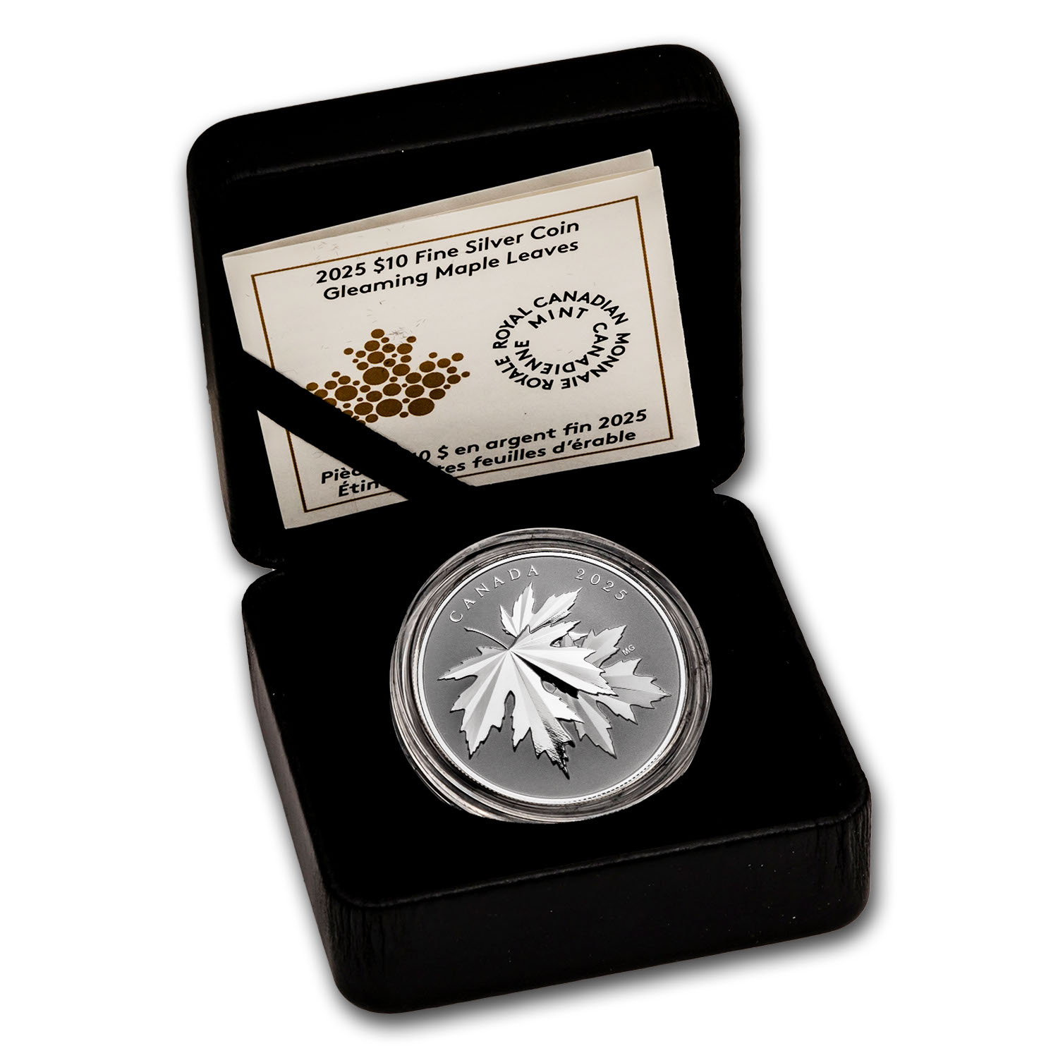 2025 Canada 1/2 oz Silver $10 Gleaming Maple Leaves Proof | eBay