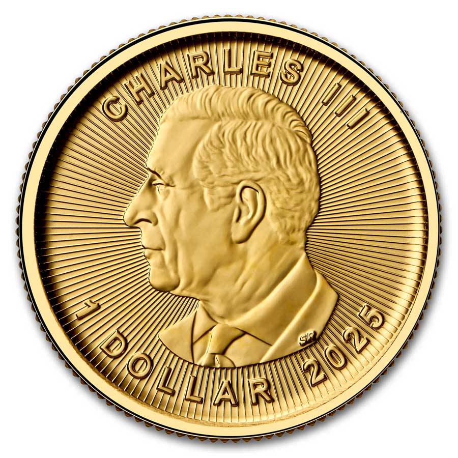 2025 Canada 1/20 oz Gold Maple Leaf BU